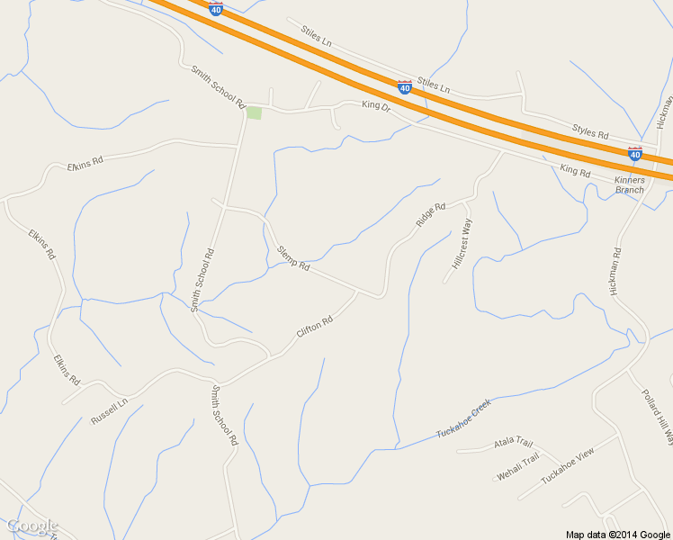 map of restaurants, bars, coffee shops, grocery stores, and more near 10419 Slemp Road in Kodak