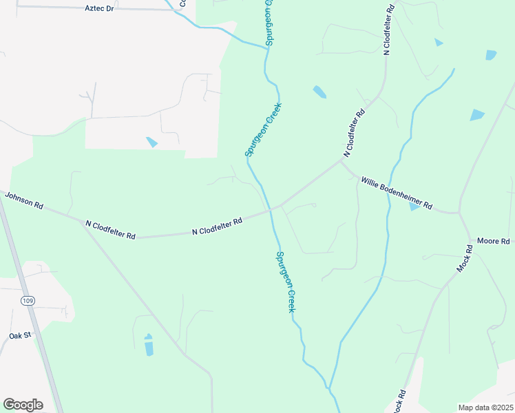 map of restaurants, bars, coffee shops, grocery stores, and more near 747 North Clodfelter Road in High Point