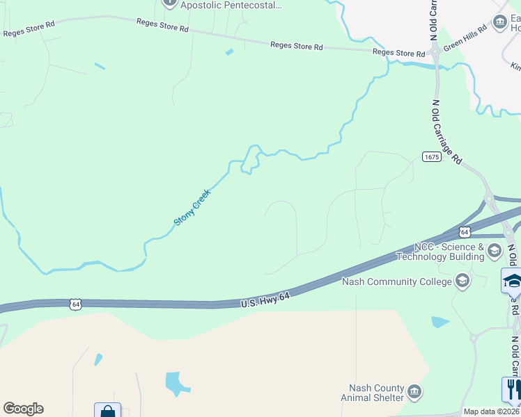 map of restaurants, bars, coffee shops, grocery stores, and more near 981 Cambridge Drive in Rocky Mount