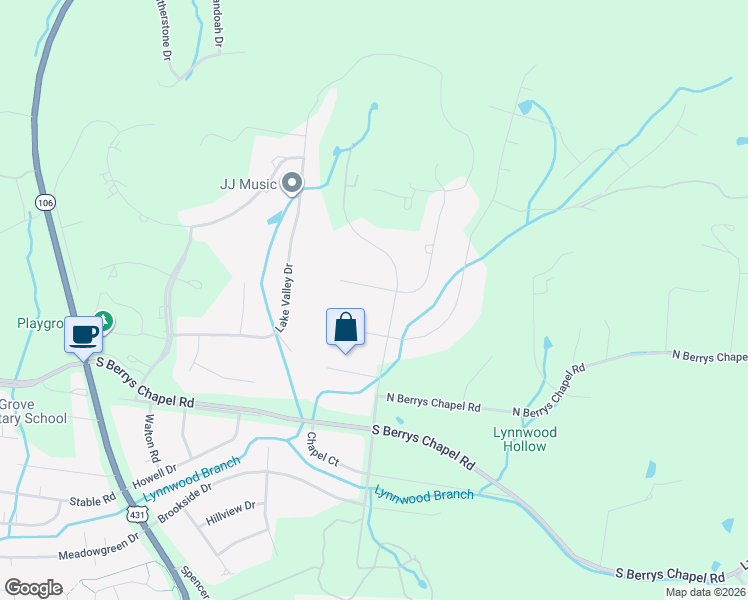 map of restaurants, bars, coffee shops, grocery stores, and more near 1801 Farmington Drive in Franklin
