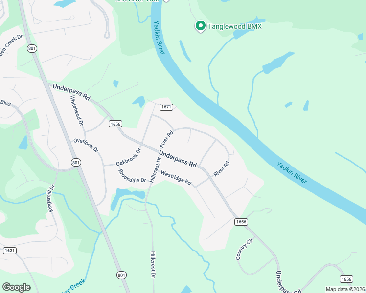 map of restaurants, bars, coffee shops, grocery stores, and more near 111 Jordan Lane in Advance