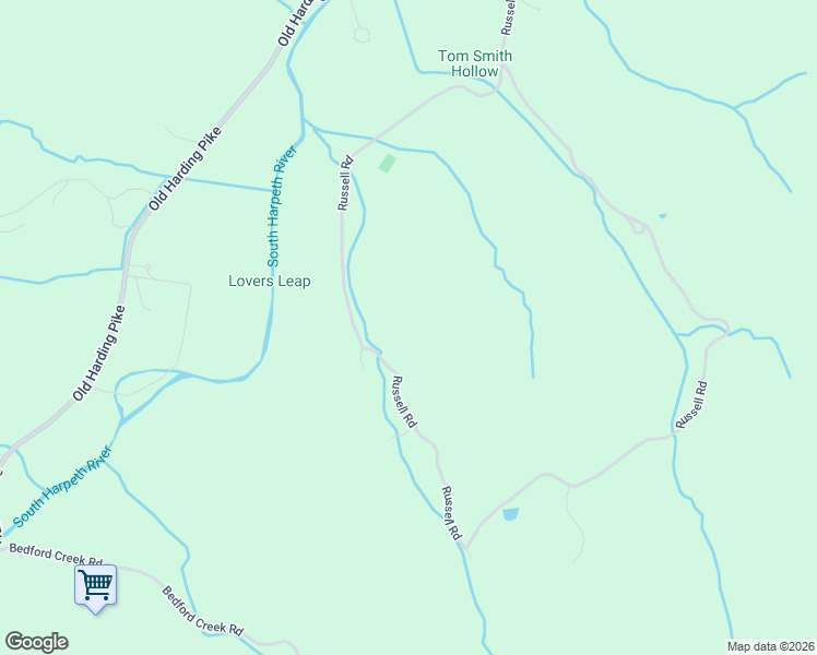 map of restaurants, bars, coffee shops, grocery stores, and more near 5221 Russell Road in Franklin