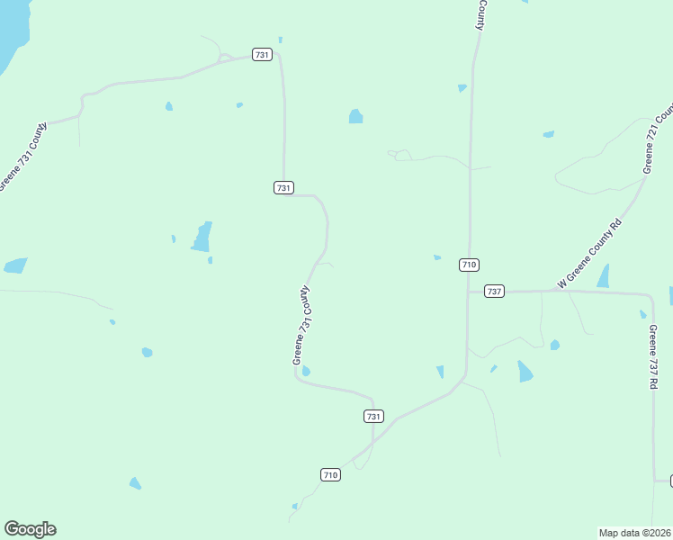 map of restaurants, bars, coffee shops, grocery stores, and more near 3557 Greene Road 731 in Paragould