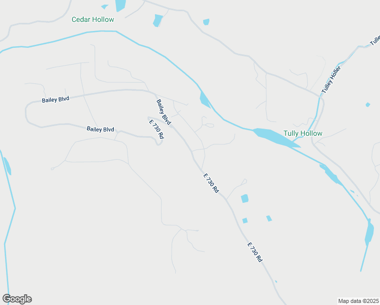 map of restaurants, bars, coffee shops, grocery stores, and more near 313 Bailey Boulevard in Tahlequah