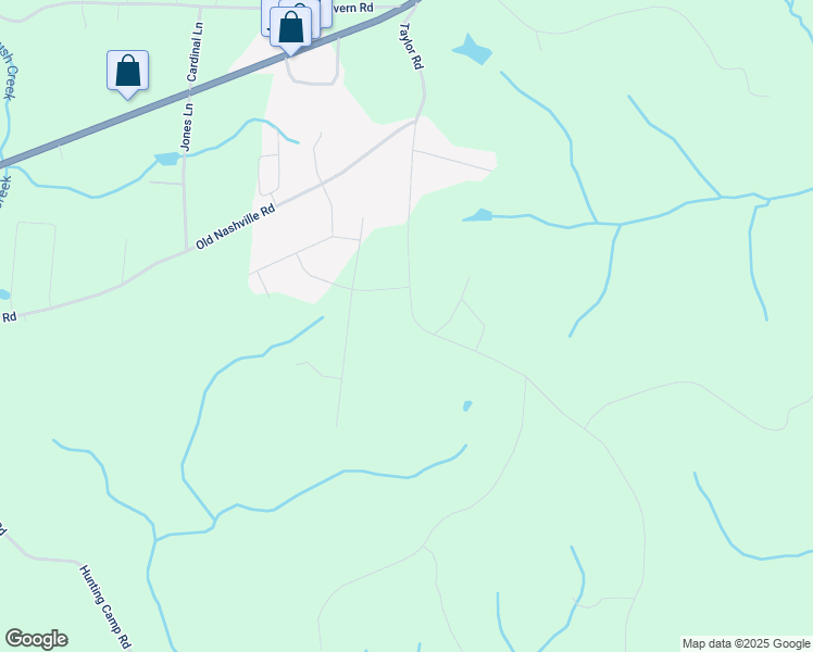 map of restaurants, bars, coffee shops, grocery stores, and more near 7329 Taylor Road in Fairview