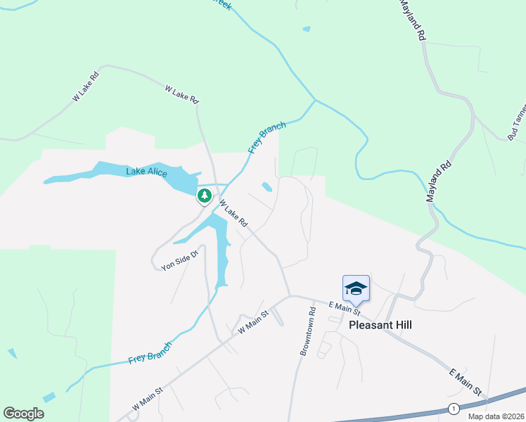 map of restaurants, bars, coffee shops, grocery stores, and more near 45 Wood Lane in Pleasant Hill