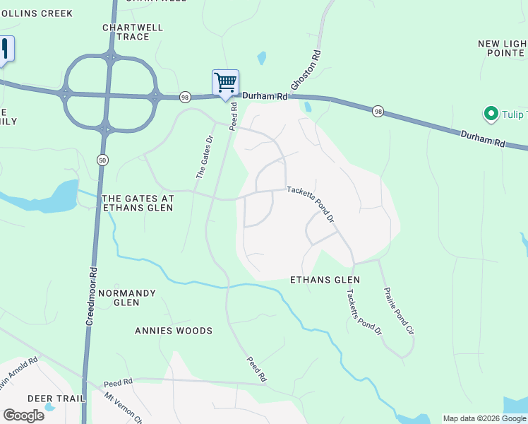 map of restaurants, bars, coffee shops, grocery stores, and more near 1016 Settlers Ridge Lane in Raleigh