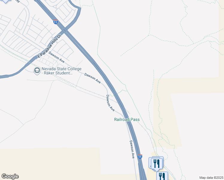 map of restaurants, bars, coffee shops, grocery stores, and more near Veterans Memorial Highway in Henderson