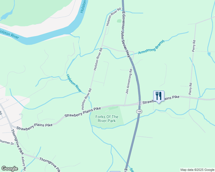 map of restaurants, bars, coffee shops, grocery stores, and more near 1828 Blakemore Road in Knoxville