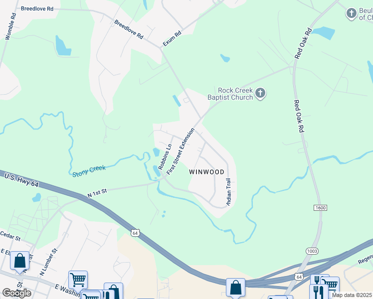 map of restaurants, bars, coffee shops, grocery stores, and more near 1203 First Street Extension in Nashville