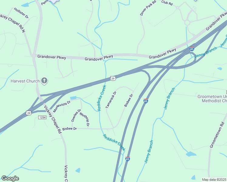 map of restaurants, bars, coffee shops, grocery stores, and more near 5018 Tamarack Drive in Greensboro