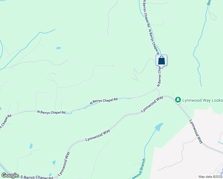 map of restaurants, bars, coffee shops, grocery stores, and more near 2267 North Berrys Chapel Road in Franklin