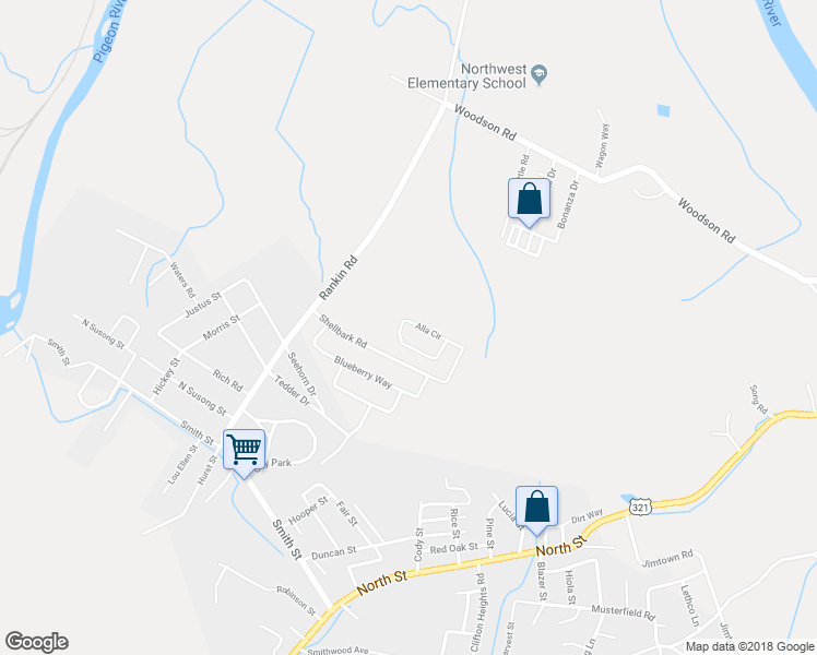 map of restaurants, bars, coffee shops, grocery stores, and more near 100 Elena Lane in Newport