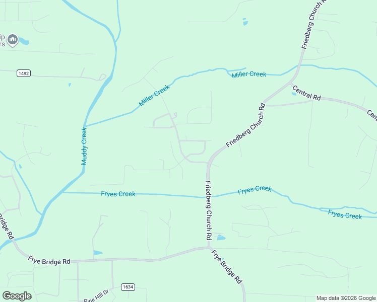 map of restaurants, bars, coffee shops, grocery stores, and more near 127 Penry Lane in Clemmons