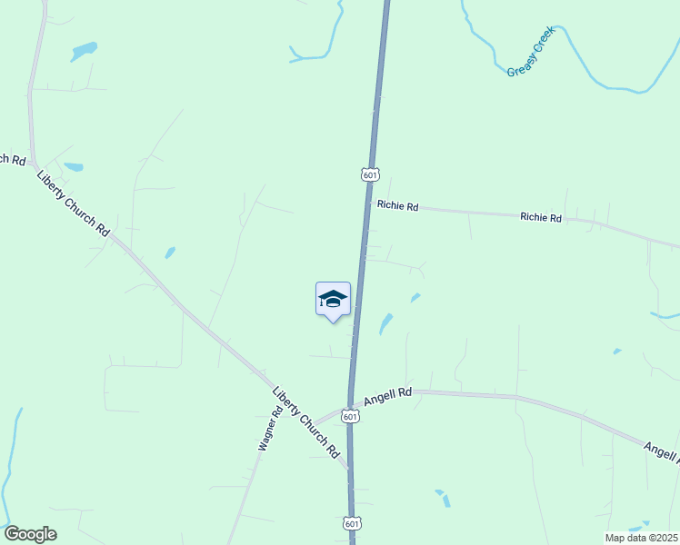 map of restaurants, bars, coffee shops, grocery stores, and more near 3483 U.S. Highway 601 North in Mocksville
