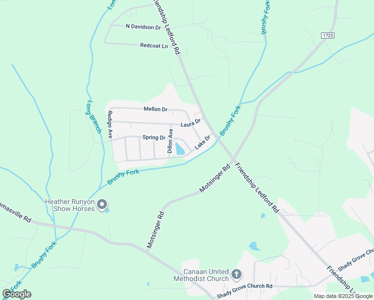 map of restaurants, bars, coffee shops, grocery stores, and more near 252 Lake Drive in Winston-Salem
