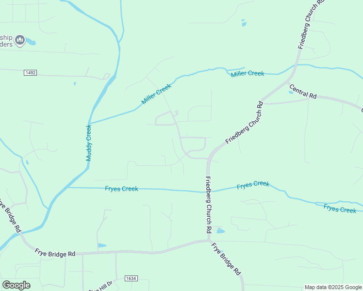 map of restaurants, bars, coffee shops, grocery stores, and more near Old Scott Farm Rd in Clemmons