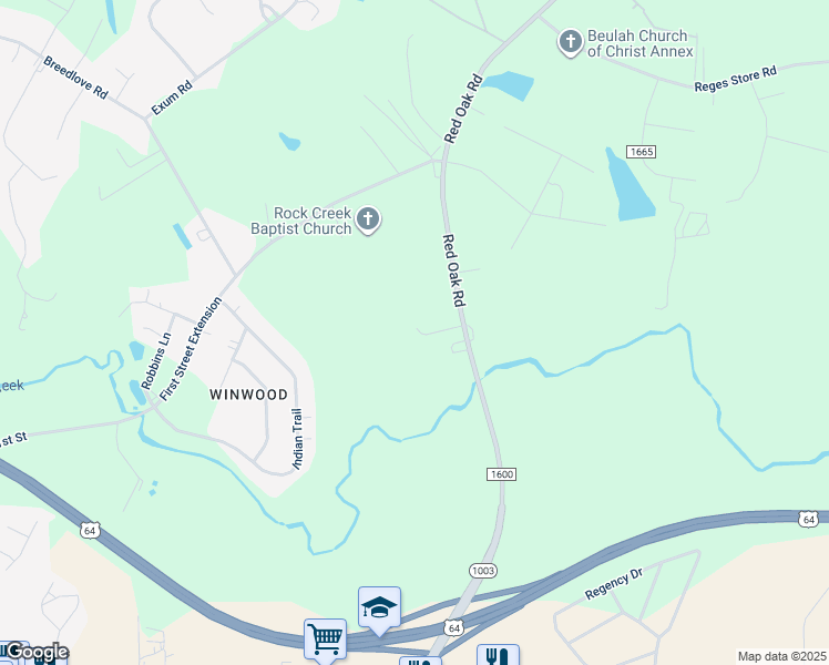 map of restaurants, bars, coffee shops, grocery stores, and more near 1000 Red Oak Road in Nashville