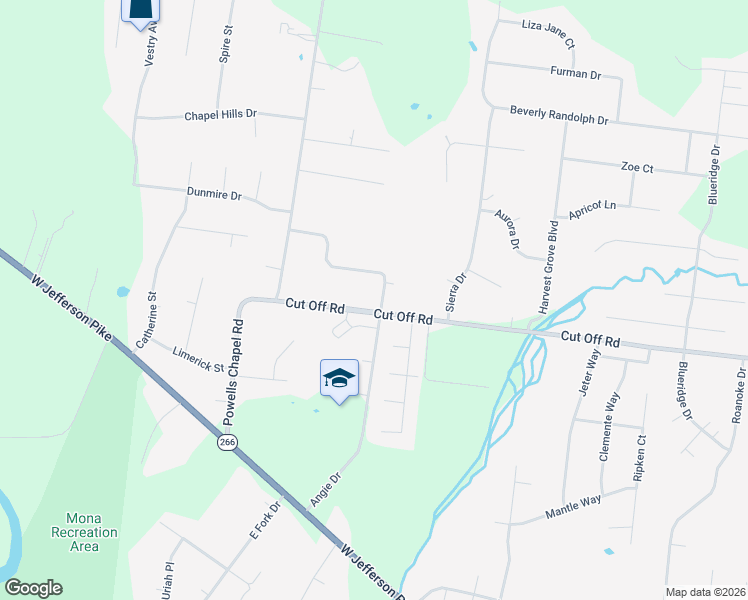 map of restaurants, bars, coffee shops, grocery stores, and more near 1480 Cut Off Road in Murfreesboro