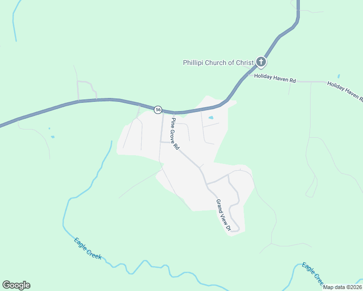 map of restaurants, bars, coffee shops, grocery stores, and more near 350 Pine Grove Road in Smithville