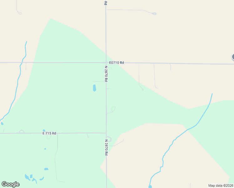 map of restaurants, bars, coffee shops, grocery stores, and more near 13185 North 2870 Road in Dover