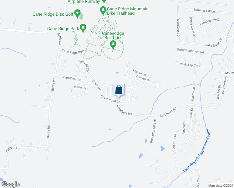 map of restaurants, bars, coffee shops, grocery stores, and more near 2021 Oak Trail Drive in Nolensville