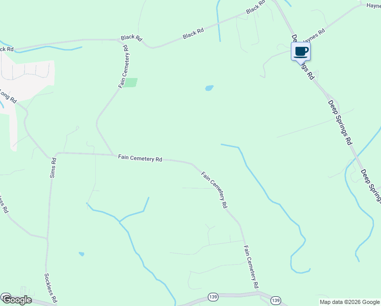 map of restaurants, bars, coffee shops, grocery stores, and more near 1902 Fain Cemetery Road in Dandridge
