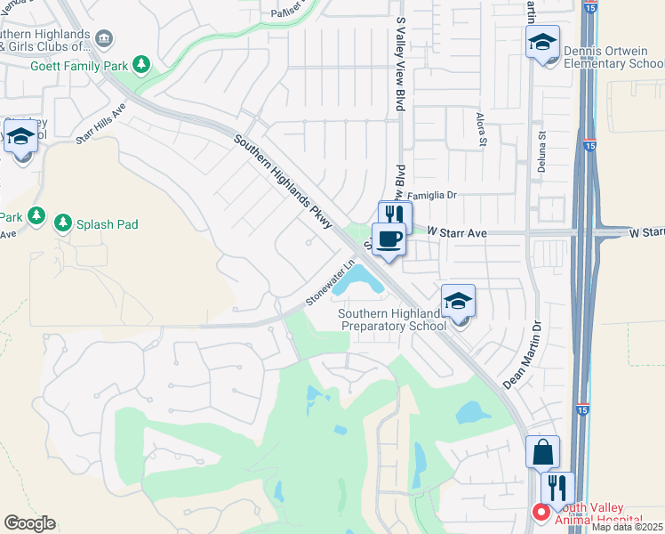 map of restaurants, bars, coffee shops, grocery stores, and more near 4039 Villa Rafael Drive in Las Vegas