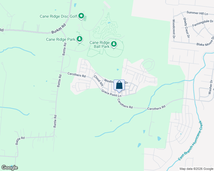 map of restaurants, bars, coffee shops, grocery stores, and more near 2133 Shady Pine Alley in Nolensville