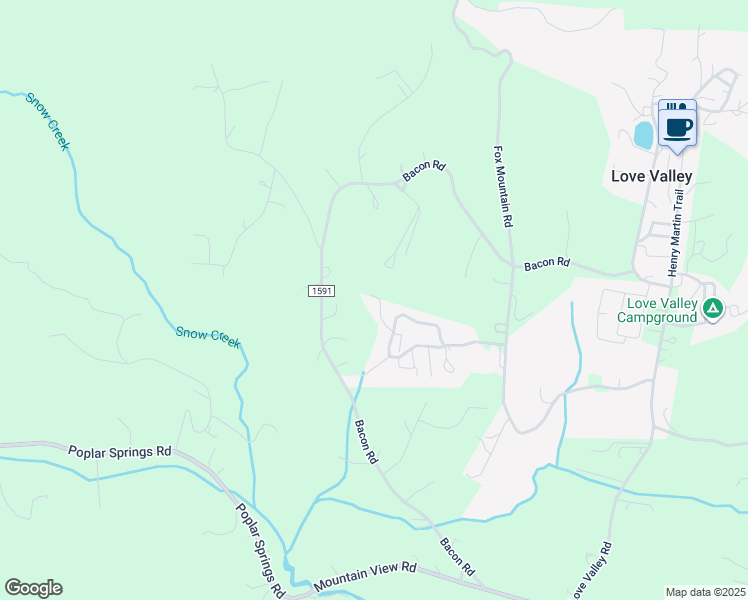 map of restaurants, bars, coffee shops, grocery stores, and more near 125 Taylors Pass Trail in Statesville