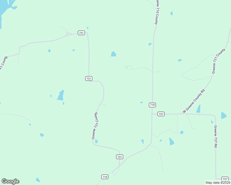 map of restaurants, bars, coffee shops, grocery stores, and more near 3339 Greene Road 731 in Paragould