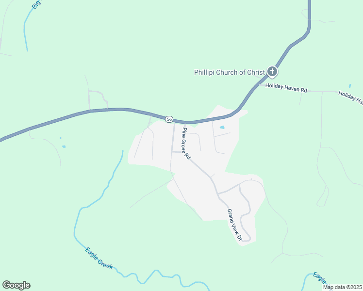 map of restaurants, bars, coffee shops, grocery stores, and more near 217 Eagle Creek Road in Smithville