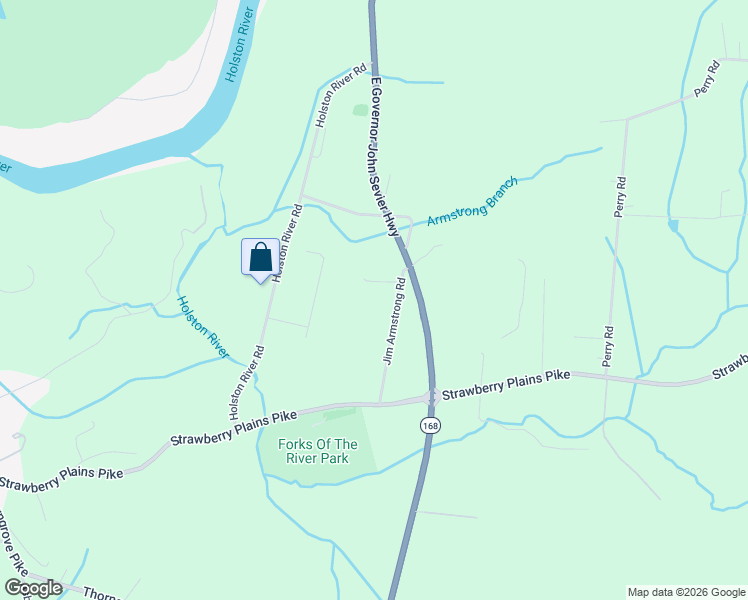 map of restaurants, bars, coffee shops, grocery stores, and more near 1900-1998 Jim Armstrong Road in Knoxville