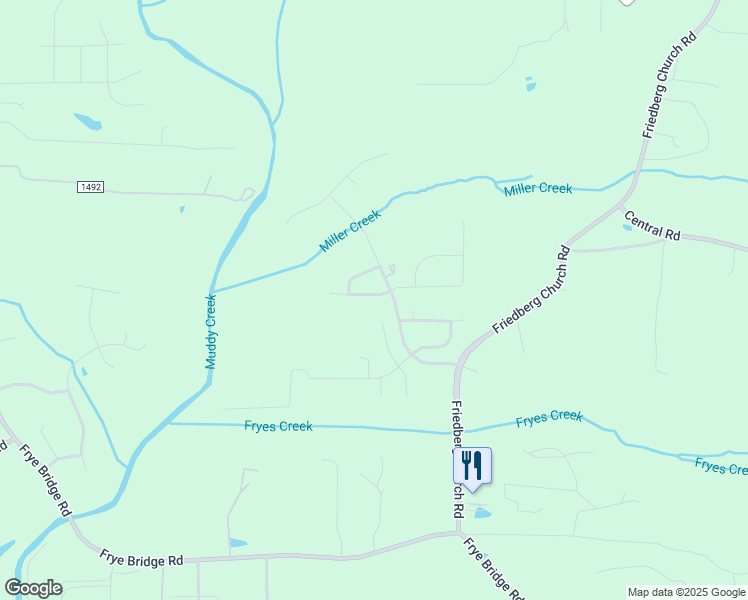 map of restaurants, bars, coffee shops, grocery stores, and more near 301 Rollingbrook Court in Clemmons