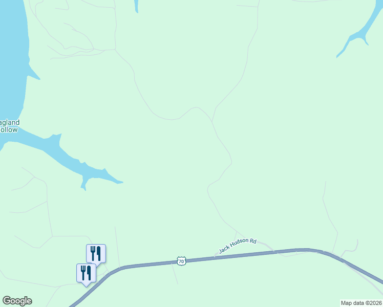 map of restaurants, bars, coffee shops, grocery stores, and more near 745 Back Bone Road in Sparta