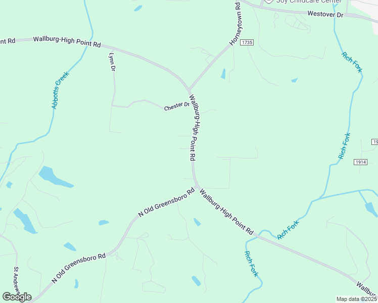 map of restaurants, bars, coffee shops, grocery stores, and more near 4446 Wallburg-High Point Road in High Point