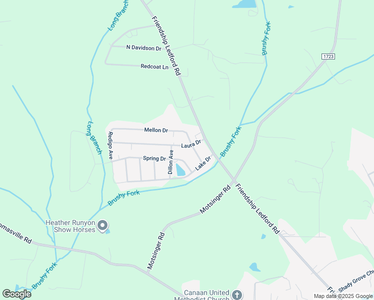 map of restaurants, bars, coffee shops, grocery stores, and more near 197 Laura Drive in Winston-Salem