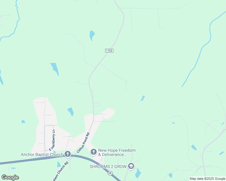 map of restaurants, bars, coffee shops, grocery stores, and more near 1315 Clifton Pond Road in Louisburg