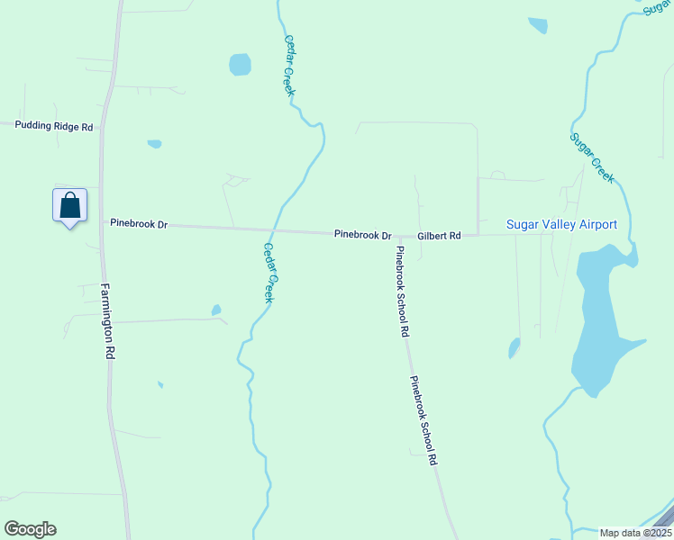 map of restaurants, bars, coffee shops, grocery stores, and more near Pinebrook Drive in Mocksville