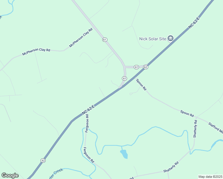 map of restaurants, bars, coffee shops, grocery stores, and more near 3322 North Carolina 62 in Liberty
