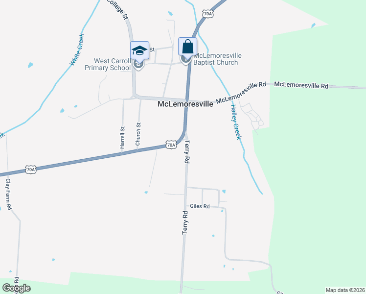map of restaurants, bars, coffee shops, grocery stores, and more near 140 Terry Road in Huntingdon
