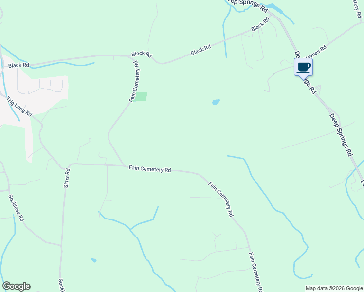 map of restaurants, bars, coffee shops, grocery stores, and more near 1902 Fain Cemetery Road in Dandridge
