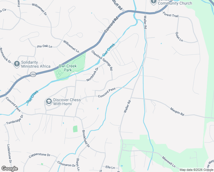 map of restaurants, bars, coffee shops, grocery stores, and more near 9750 Jupiter Forest Drive in Brentwood