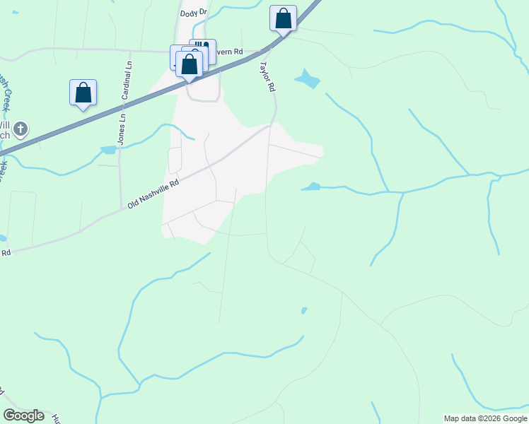 map of restaurants, bars, coffee shops, grocery stores, and more near 7317 Taylor Road in Fairview