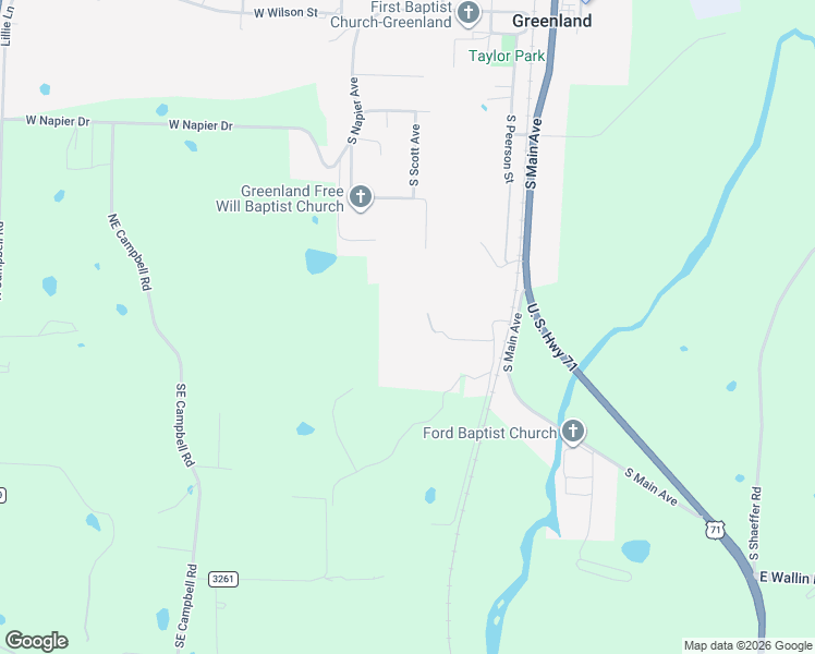 map of restaurants, bars, coffee shops, grocery stores, and more near 651 West Carrol Street in Fayetteville