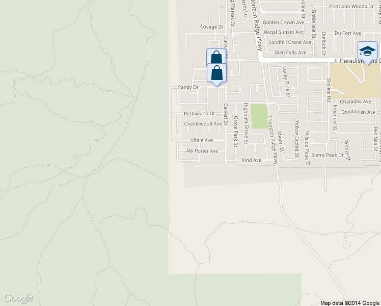 map of restaurants, bars, coffee shops, grocery stores, and more near 160 Jay Porter Avenue in Henderson