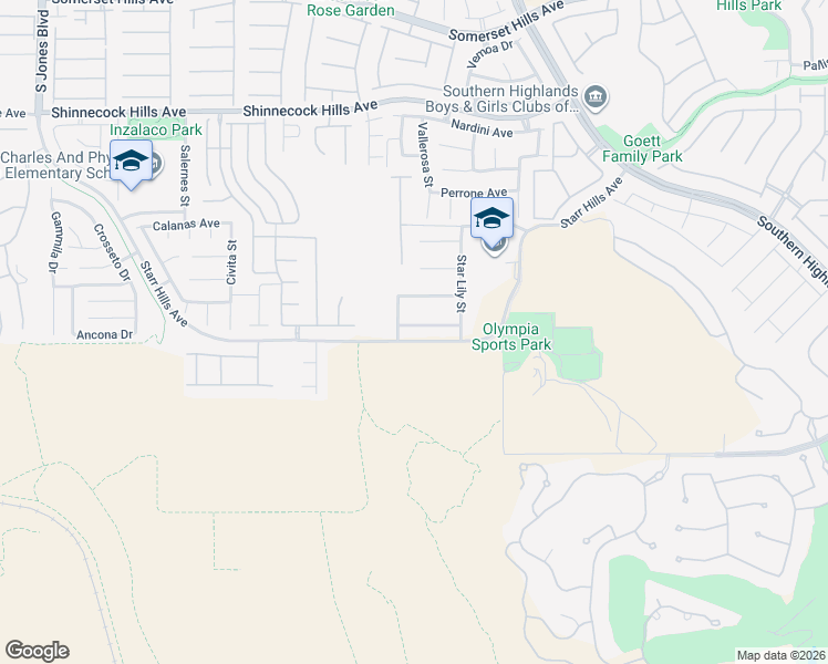 map of restaurants, bars, coffee shops, grocery stores, and more near 5147 Echo Shire Avenue in Las Vegas