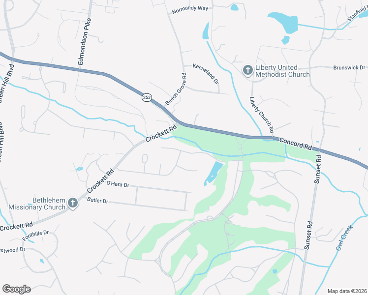 map of restaurants, bars, coffee shops, grocery stores, and more near 14 Tradition Lane in Brentwood