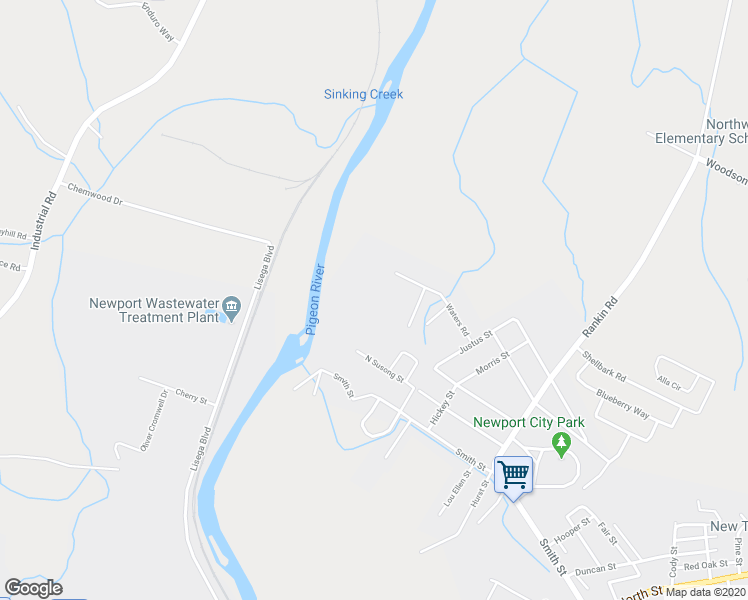map of restaurants, bars, coffee shops, grocery stores, and more near 511 Waters Road in Newport