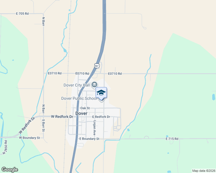 map of restaurants, bars, coffee shops, grocery stores, and more near 332 North Taylor Street in Dover